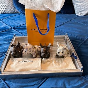 DARLING repurposed doggy key chains